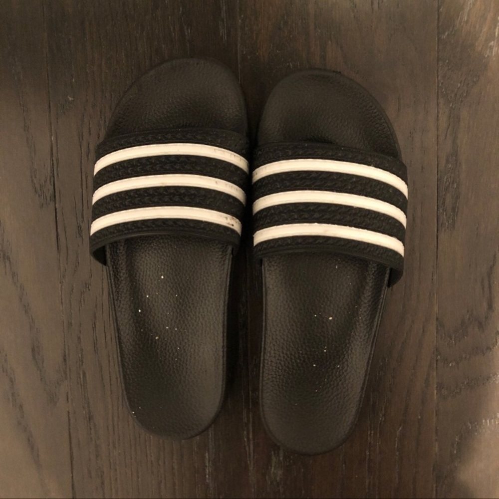 Adidas Classic Style Three Stripes Slides